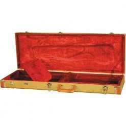 Guitar Accessories Gator GW-ELECTRIC-TW Deluxe Wood Case For Electric Guitars | Tweed