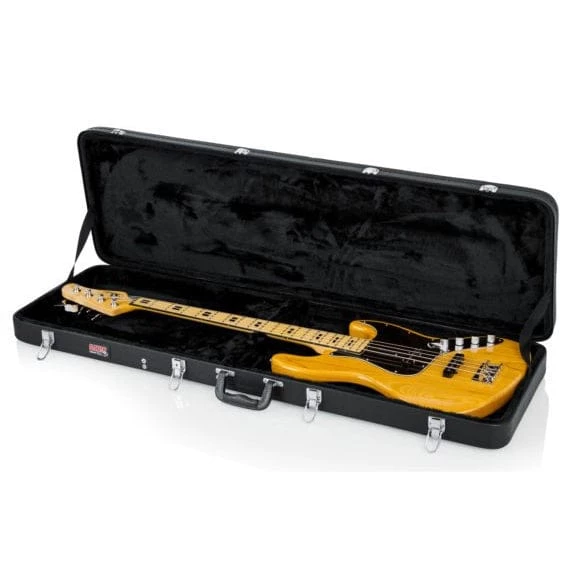 Gator Hard-Shell Wood Case For Bass Guitars Guitar Accessories 4 Gator Hard-Shell Wood Case For Bass Guitars Guitar Accessories