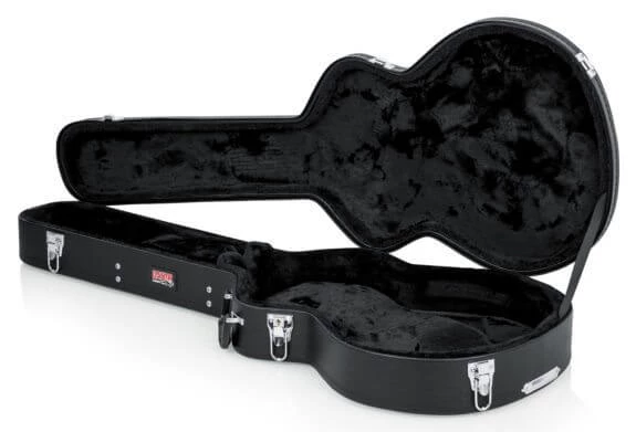 Gator Hard-Shell Wood Case For Semi-Hollow Guitars Such As Gibson 335® 4 Gator Hard-Shell Wood Case For Semi-Hollow Guitars Such As Gibson 335®