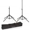 Gator Twin Quad Base Speaker Stands With Carrying Bag Pro Audio Accessories