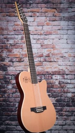 Godin A12 Natural SG 12-String Gutiar | Natural Semi Gloss