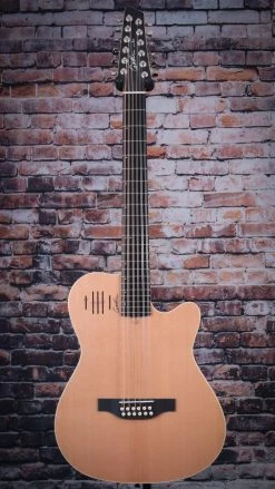 Godin A12 Natural SG 12-String Gutiar | Natural Semi Gloss