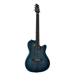 Godin A6 Ultra Denim Blue Flame With Bag Guitar
