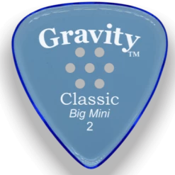 Gravity Picks Gravity Classic Big Mini 2.0 Polished Multi-Hole Guitar Pick Guitar Accessories
