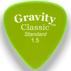 Gravity Picks Gravity Classic Standard Polished Bevel Guitar Pick | 1.5mm Guitar Accessories