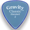 Gravity Picks Gravity Classic Standard Polished Bevel Guitar Pick | 2.0mm Guitar Accessories