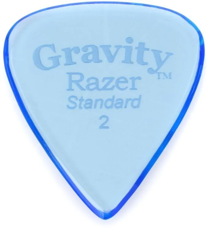 Guitar Accessories Gravity Picks Razer Standard Polished Guitar Pick | 2.0mm 3 Guitar Accessories Gravity Picks Razer Standard Polished Guitar Pick | 2.0mm