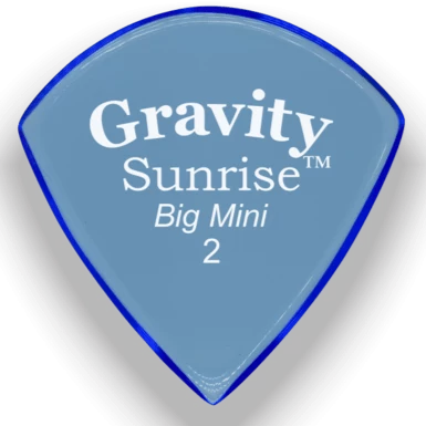 Gravity Picks Guitar Accessories Gravity Sunrise Big Mini Guitar Pick | 2.0mm 3 Gravity Picks Guitar Accessories Gravity Sunrise Big Mini Guitar Pick | 2.0mm