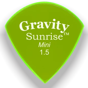 Gravity Picks Guitar Accessories Gravity Sunrise Mini Guitar Pick | 1.5mm 3 Gravity Picks Guitar Accessories Gravity Sunrise Mini Guitar Pick | 1.5mm