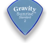 Gravity Picks Gravity Sunrise Standard Guitar Pick | 2.0mm
