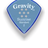 Gravity Picks Gravity Sunrise Standard Guitar Pick | Multi-Hole Grip | 2.0mm Guitar Accessories