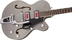 Gretsch Electromatic "Rat Rod" Hollow Body Single Cut With Bigsby, Matte Phantom Metallic Guitar 15 Gretsch Electromatic