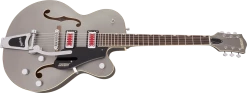Gretsch Electromatic "Rat Rod" Hollow Body Single Cut With Bigsby, Matte Phantom Metallic Guitar 12 Gretsch Electromatic