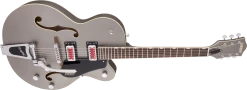 Gretsch Electromatic "Rat Rod" Hollow Body Single Cut With Bigsby, Matte Phantom Metallic Guitar 13 Gretsch Electromatic
