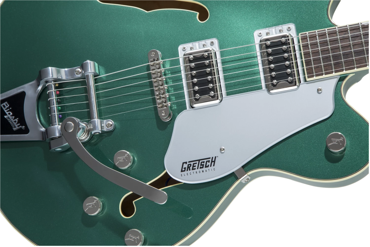 Gretsch G5622T Electromatic Center Block Double-cut With Bigsby, Georgia Green 7 Gretsch G5622T Electromatic Center Block Double-cut With Bigsby, Georgia Green