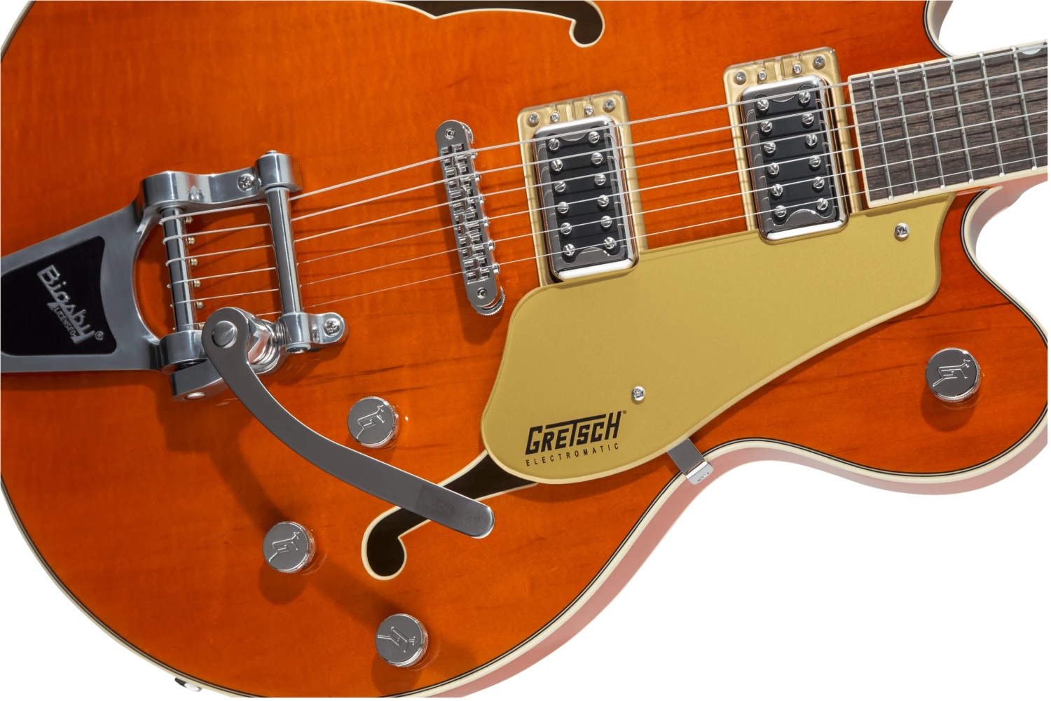 Gretsch G5622T Electromatic Center Block Double-cut With Bigsby, Orange Stain 7 Gretsch G5622T Electromatic Center Block Double-cut With Bigsby, Orange Stain