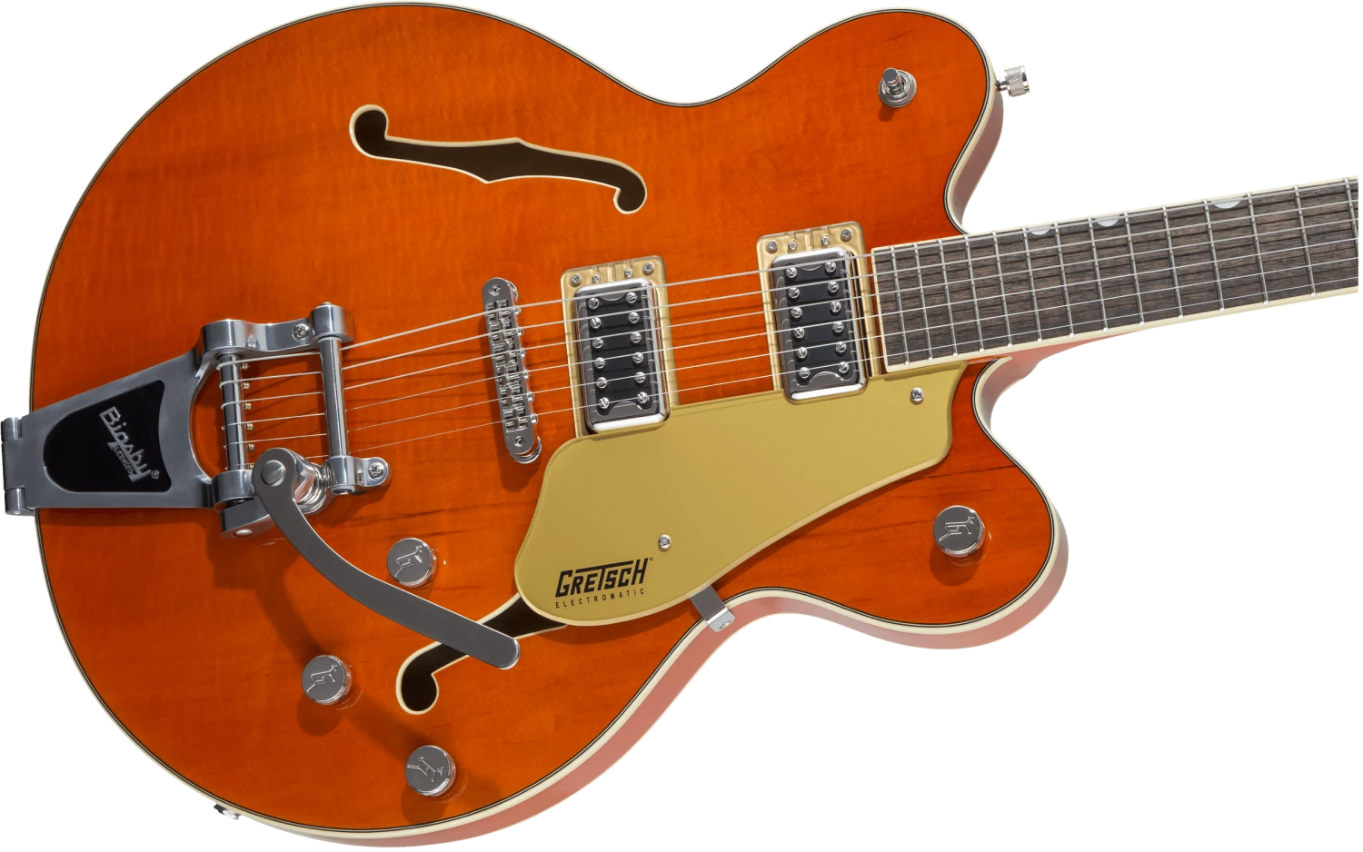 Gretsch G5622T Electromatic Center Block Double-cut With Bigsby, Orange Stain 8 Gretsch G5622T Electromatic Center Block Double-cut With Bigsby, Orange Stain