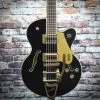 Guitar Gretsch G5655TG Electromatic Center Block Junior | Black/Gold 1 Guitar Gretsch G5655TG Electromatic Center Block Junior | Black/Gold