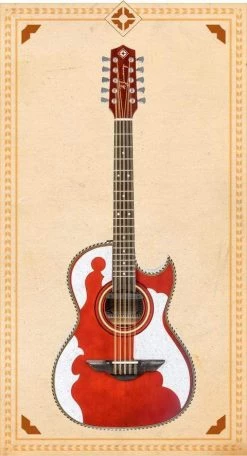 H JIMENEZ H. Jimenez Bajo Quinto With Fishman Pickup Guitar