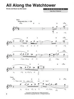 Hal Leonard Bob Dylan Harmonica Play-Along Volume 12