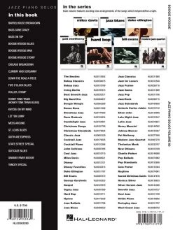 Hal Leonard Boogie Woogie Jazz Piano Solos Piano Books 11 Hal Leonard Boogie Woogie Jazz Piano Solos Piano Books