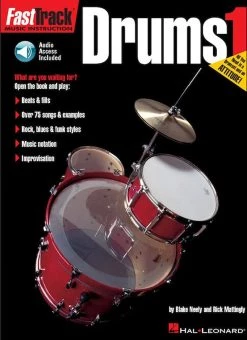 Hal Leonard FastTrack Drums Level 1 Drum Books