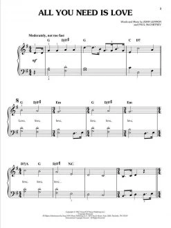 Piano Books Hal Leonard First 50 Beatles Songs You Should Play On The Piano