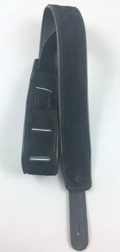 Henry Heller 2" Sued Strap W/ Leather Piping Guitar Accessories