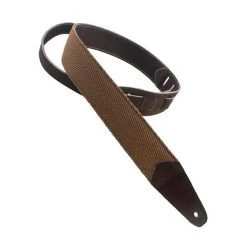 Henry Heller HPCL-BRN Fashion Series Guitar Strap | Brown Guitar Accessories