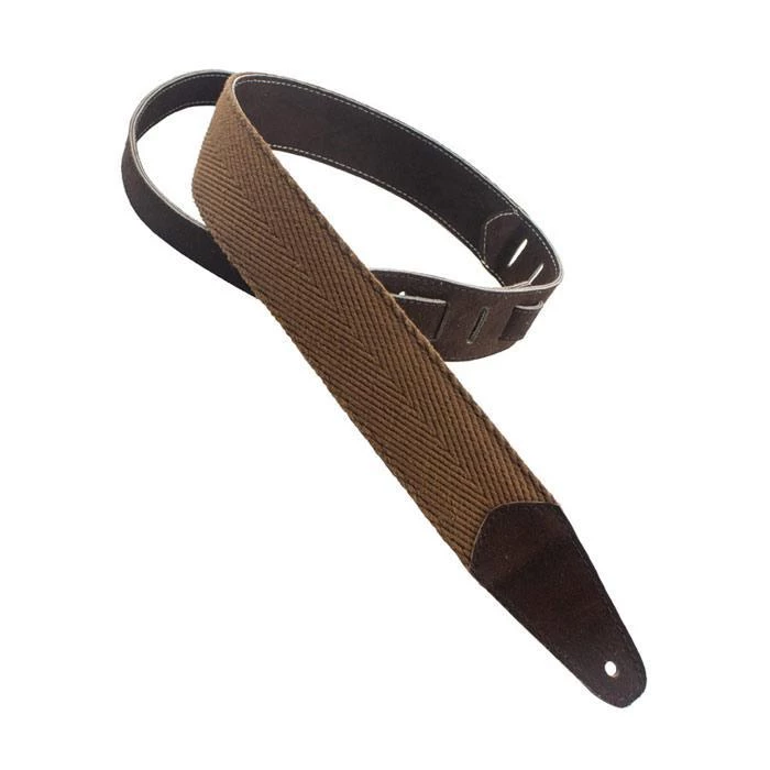 Henry Heller HPCL-BRN Fashion Series Guitar Strap | Brown Guitar Accessories 3 Henry Heller HPCL-BRN Fashion Series Guitar Strap | Brown Guitar Accessories