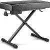 Hercules EZ Height Adjustable Keyboard Bench | KB200B