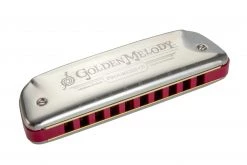 Hohner 542PBX-G {rpgressove Golden Melody Harmonica | Key OF G