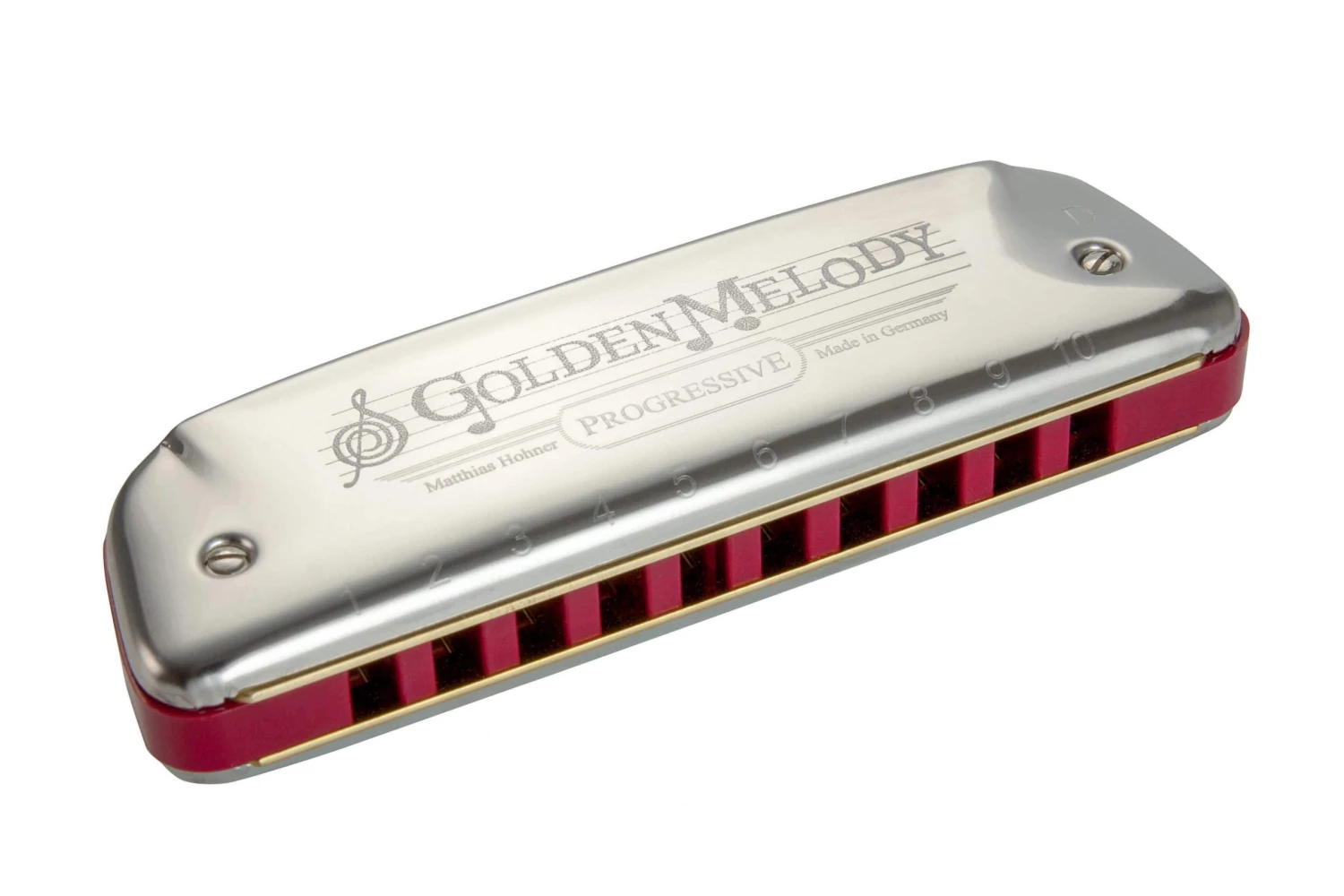 Hohner 542PBX-G {rpgressove Golden Melody Harmonica | Key OF G 3 Hohner 542PBX-G {rpgressove Golden Melody Harmonica | Key OF G