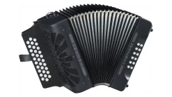 Hohner Compadre Diatonic Black Accordion | GCF Accordions