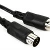 Hosa 20 Ft. MIDI Cable - Black Keyboard MIDI Controller