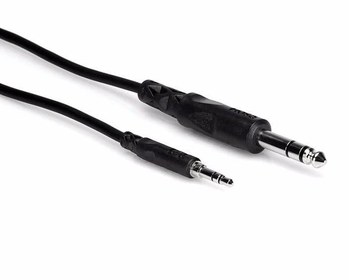 Pro Audio Accessories Hosa 3.5mm To 1/4" TRS Stereo Interconnect | CMS110 3 Pro Audio Accessories Hosa 3.5mm To 1/4" TRS Stereo Interconnect | CMS110