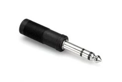 Hosa Adapter | 1/4" TS To 1/4" TRS