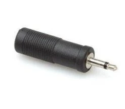 Hosa GMP113 Audio Adapter | 1/4" Inch TS Female To 3.5 Mm TS Male