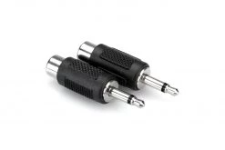 Hosa GRM-114 Audio Adaptor | RCA To 3.5 Mm TS, 2 Pc