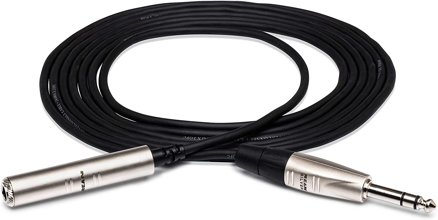 Pro Audio Accessories Hosa Pro Headphone Extension Cable, REAN 1/4 In TRS To 1/4 In TRS, 25 Ft 4 Pro Audio Accessories Hosa Pro Headphone Extension Cable, REAN 1/4 In TRS To 1/4 In TRS, 25 Ft