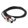 Hosa Pro Stereo Breakout | REAN 3.5 Mm TRS To Dual XLR3M Pro Audio Accessories
