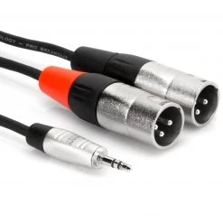 Pro Audio Accessories Hosa Pro Stereo Brekout Cable | REAN 3.5mm TRS To Dual XLR3M