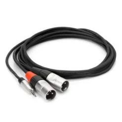 Pro Audio Accessories Hosa Pro Stereo Brekout Cable | REAN 3.5mm TRS To Dual XLR3M