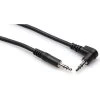 Hosa Stereo Interconnect Cable | 3.5 Mm TRS To Right-angle 3.5 Mm TRS, 10 Ft Pro Audio Accessories