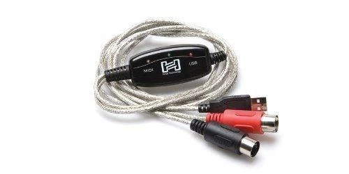 Hosa USM-422 MIDI To USB Cable | 6' 3 Hosa USM-422 MIDI To USB Cable | 6'