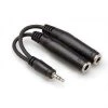 Pro Audio Accessories Hosa YMP 233 Audio Adapter Y Cable | 3.5 Mm TRS To Dual 1/4" Inch TRSF