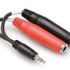 Pro Audio Accessories Hosa YMP137 | Stereo Breakout Cable | 3.5 Mm TRS To Dual 1/4" Inch TSF
