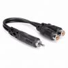 Hosa YRA-104 RCA To Dual RACF Cable Pro Audio Accessories
