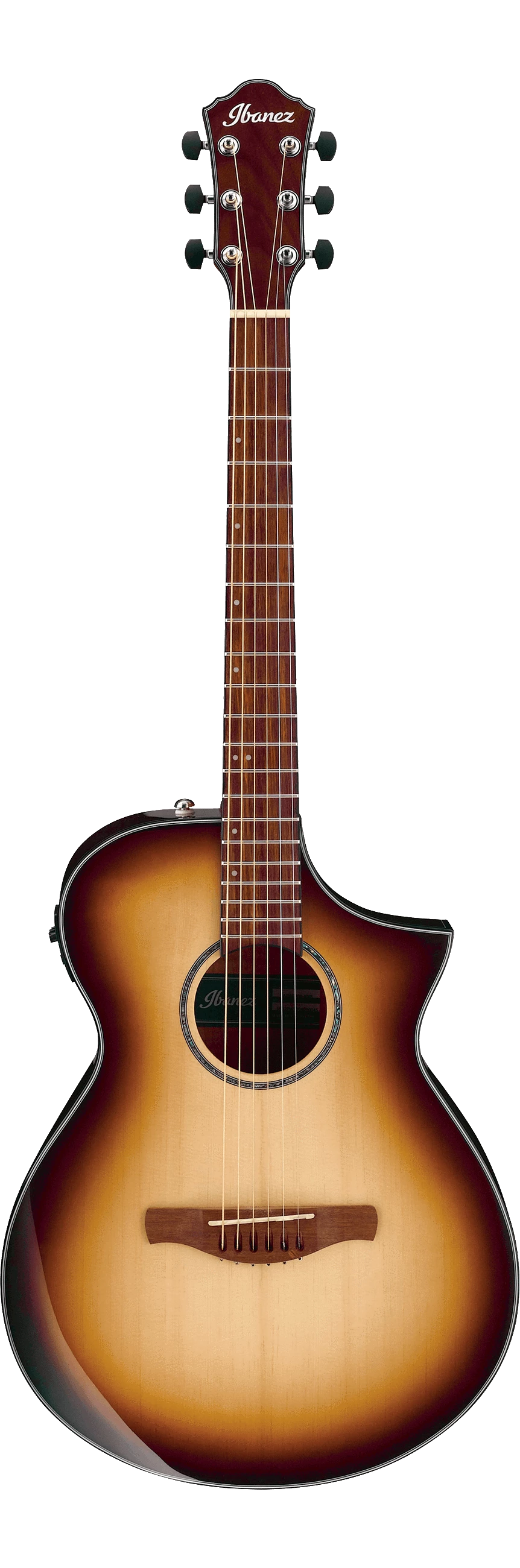 Ibanez AEWC300 Acoustic Electric Guitar | Natural Browned Burst 4 Ibanez AEWC300 Acoustic Electric Guitar | Natural Browned Burst