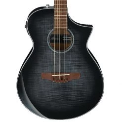 Ibanez AEWC400 Acoustic-Electric Guitar | Trans Black Suburst